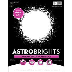 Image for Astrobrights Card Stock, 8-1/2 x 11 Inches, White, 75 Sheets from School Specialty