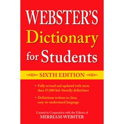 Image for Webster's Dictionary for Students, Sixth Edition from School Specialty