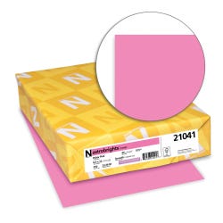 Image for Astrobrights Card Stock, 8-1/2 x 11 inches, Pulsar Pink, Pack of 250 from School Specialty