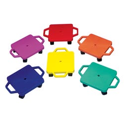 Image for Safety Grip Scooter, 12 Inch, Assorted Colors, Set of 6 from School Specialty