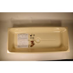 Childcraft Replacement Tub with Faucet Drain, Beige, 42-1/2 x 17-7/8 x 5-1/8 Inches, Item Number 1543043