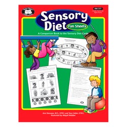 Image for Super Duper Sensory Diet Fun Sheets Book from School Specialty