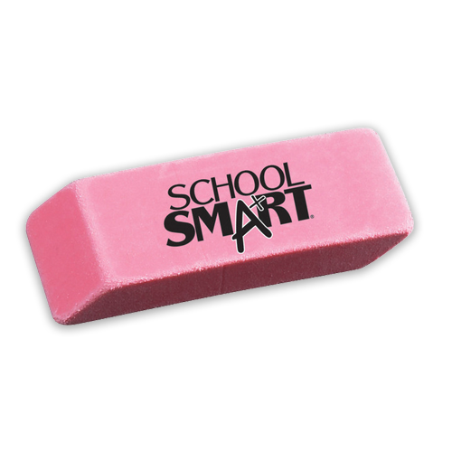 School Smart pink eraser.
