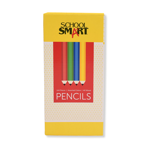 School Smart box of pencils.