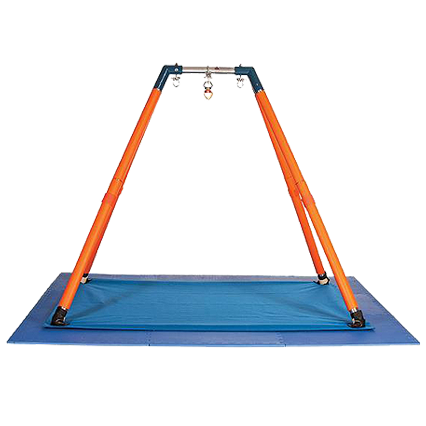 Haley's Joy Orange framed swing system