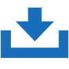 Blue Download Icon