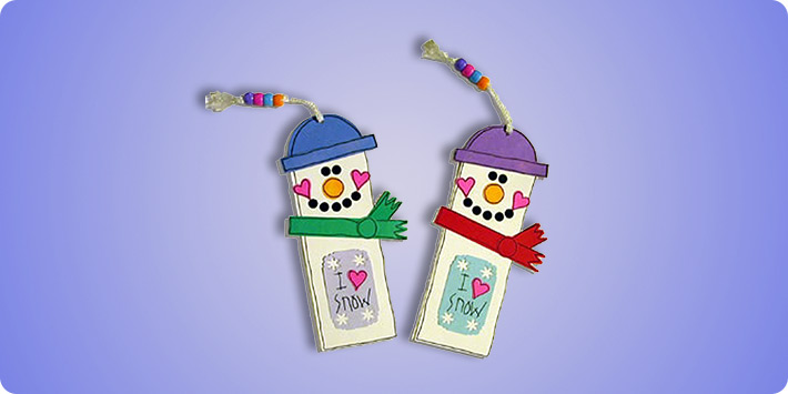 Snowman Bookmarks